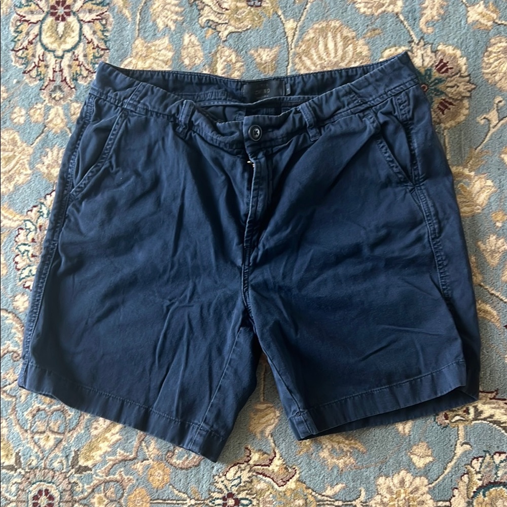 JCREW navy cotton chino short